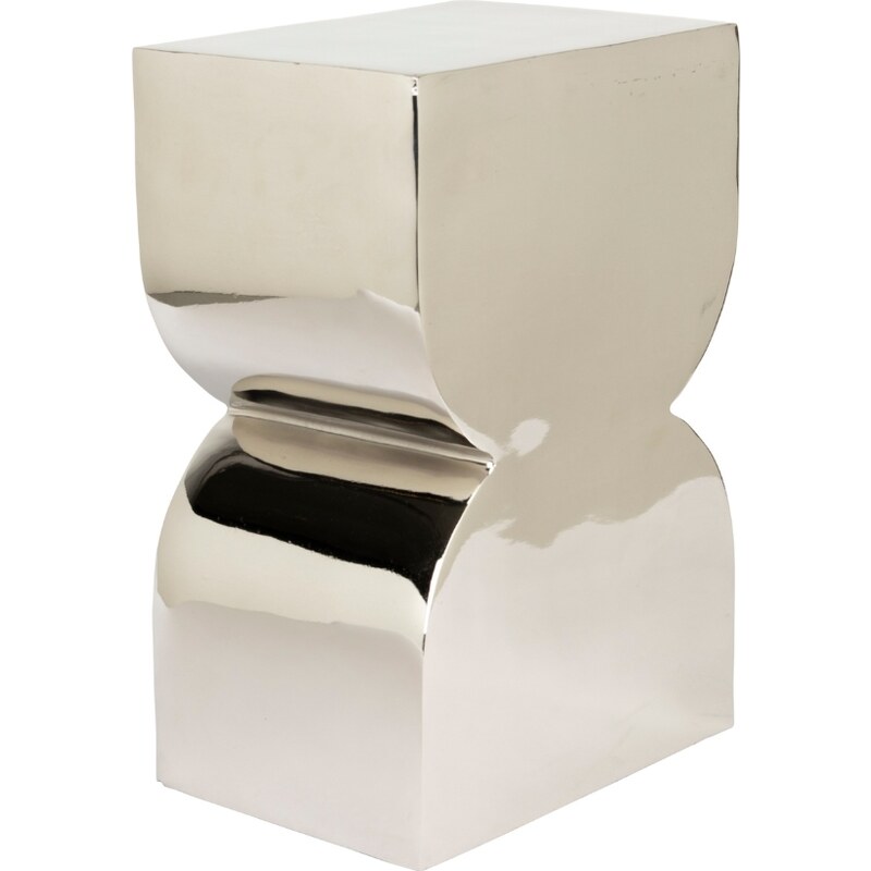 Stříbrná kovová stolička ZUIVER CONES 45 cm