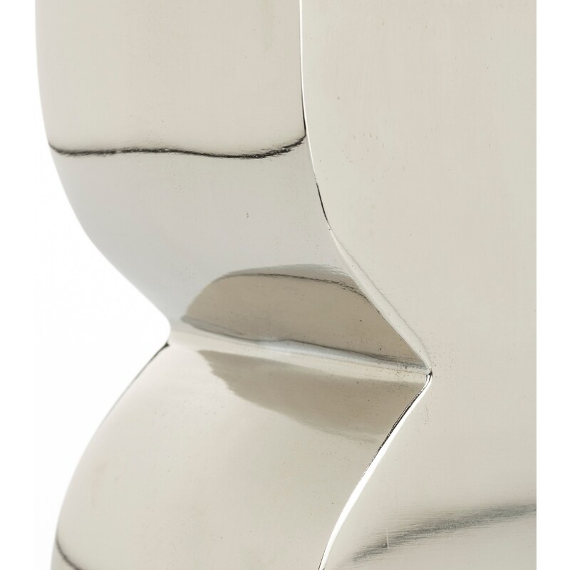Stříbrná kovová stolička ZUIVER CONES 45 cm