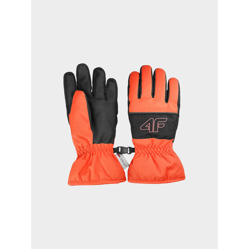 4F Chlapecké lyžařské rukavice Thinsulate - oranžové