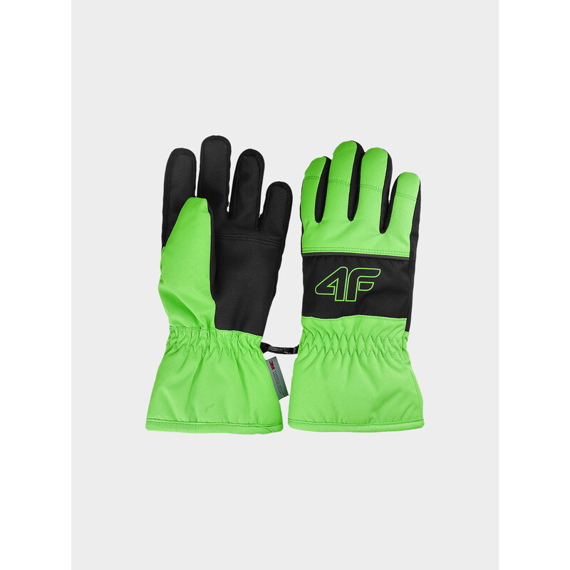 4F Chlapecké lyžařské rukavice Thinsulate - zelené