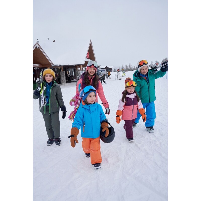 Dětské lyžařské kalhoty Reima Loikka černá