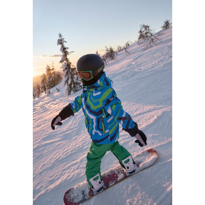 Dětské lyžařské kalhoty Reima Wingon zelená