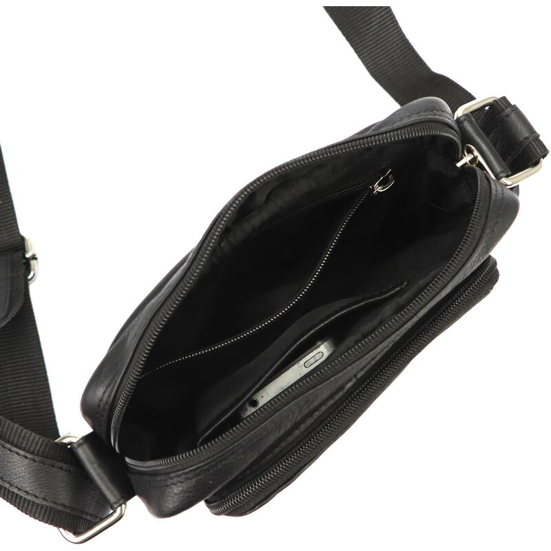 Pánská kožená taška Albatross BB178 černá