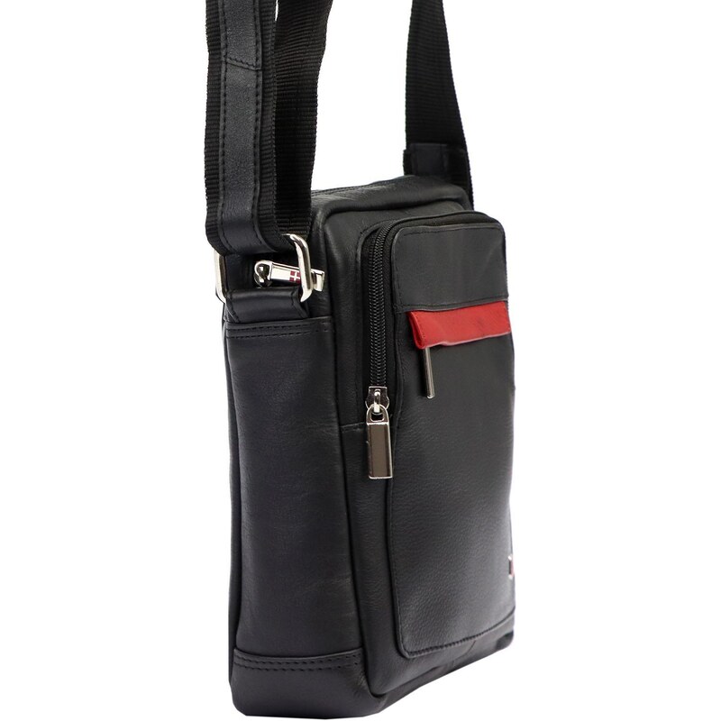 Pánská kožená taška Albatross BB178 černá