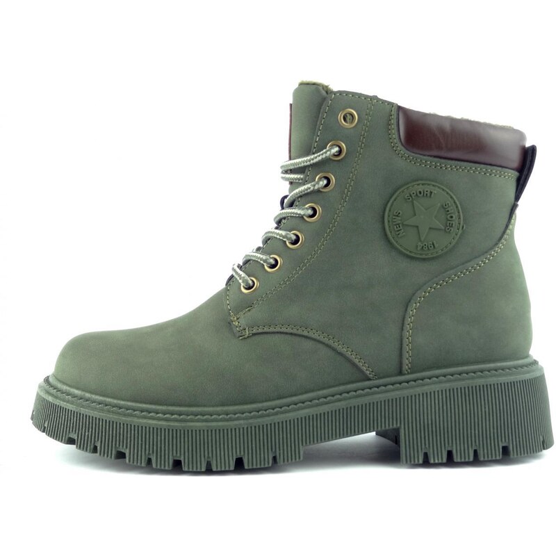 NEWS kotníková obuv 22BT35-5217 dark green 86688450