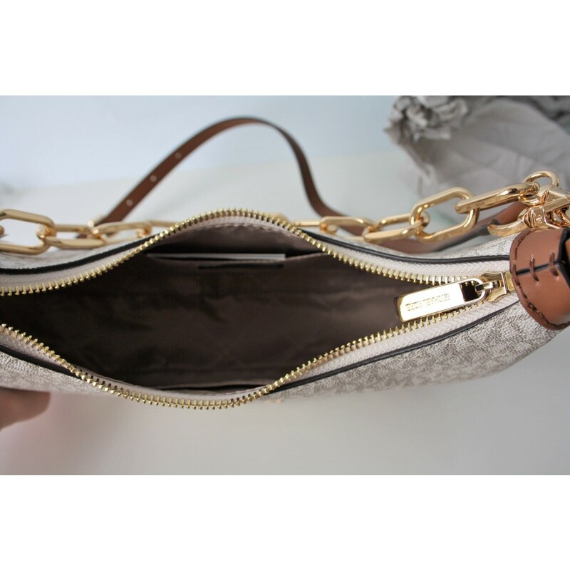 MICHAEL KORS crossbody kabelka Cora lg logo vanilla