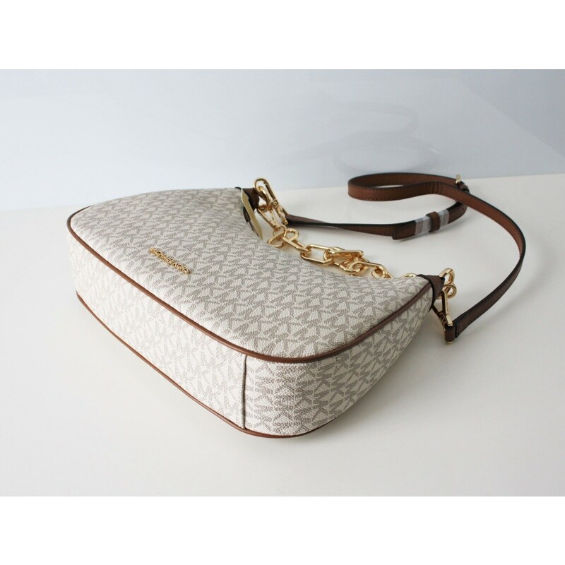 MICHAEL KORS crossbody kabelka Cora lg logo vanilla