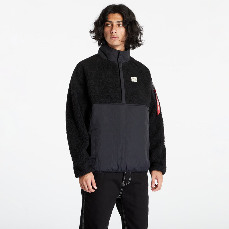 Alpha Industries Inc. Pánská bunda Alpha Industries Teddystoff Nylon Anorak Black