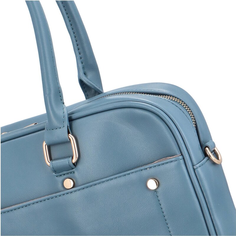 Dámská pracovní kabelka přes rameno modrá - DIANA & CO Astrid modrá