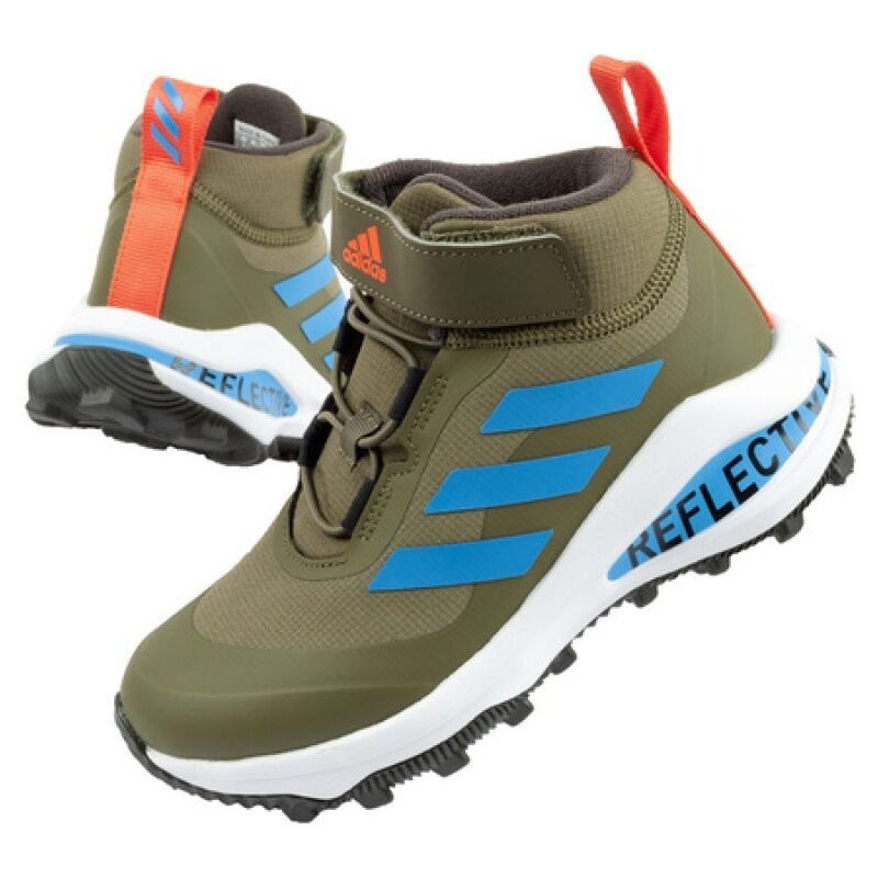 Dětská Unisex zimní běžecká obuv Adidas FortaRun olivová velikost 28