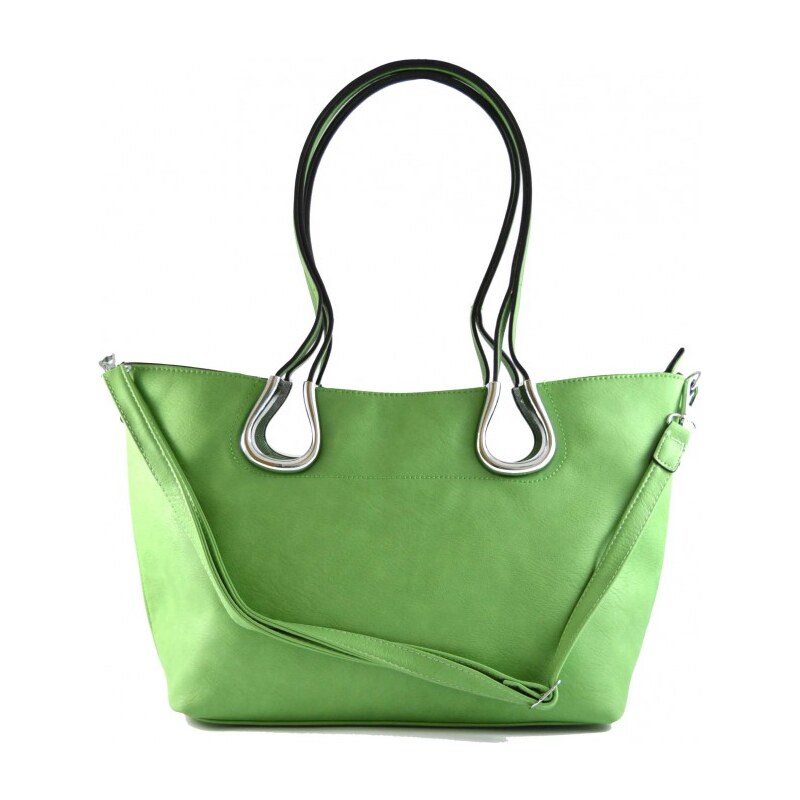 Zelená kabelka na rameno Olivie / Velké kabelky Marlen