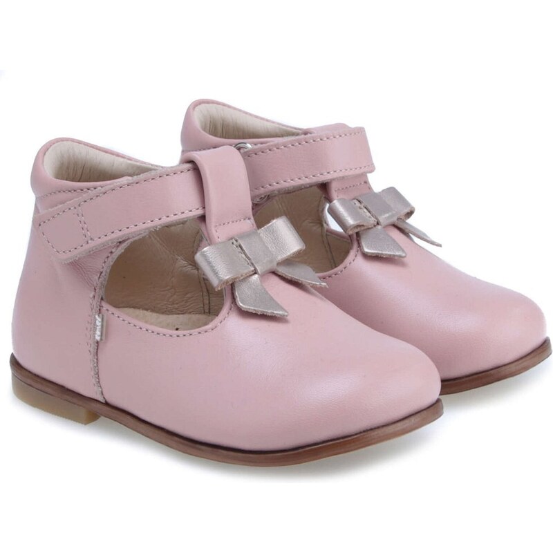 Dětské kožené balerínky EMEL E2385C-6 pro princeznu 86721594
