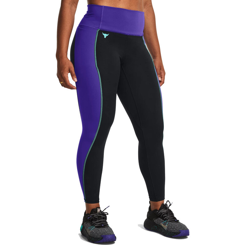 Legíny Under Armour Project Rock Lets Go Colorblock Ankle dámské