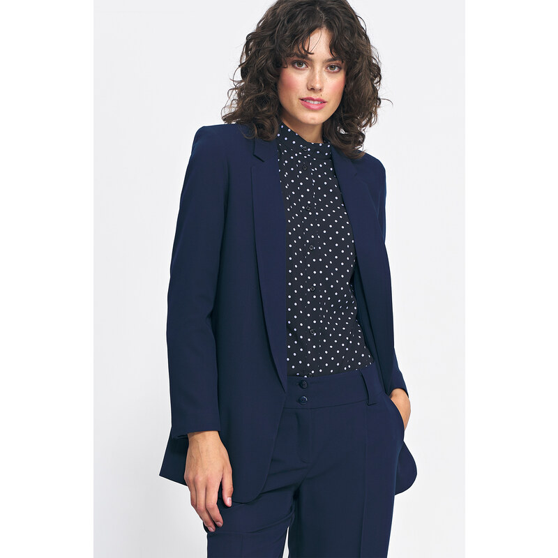 Nife Woman's Blazer Z51 Navy Blue