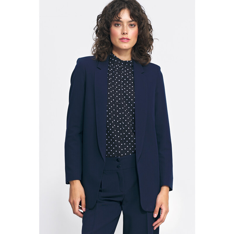 Nife Woman's Blazer Z51 Navy Blue