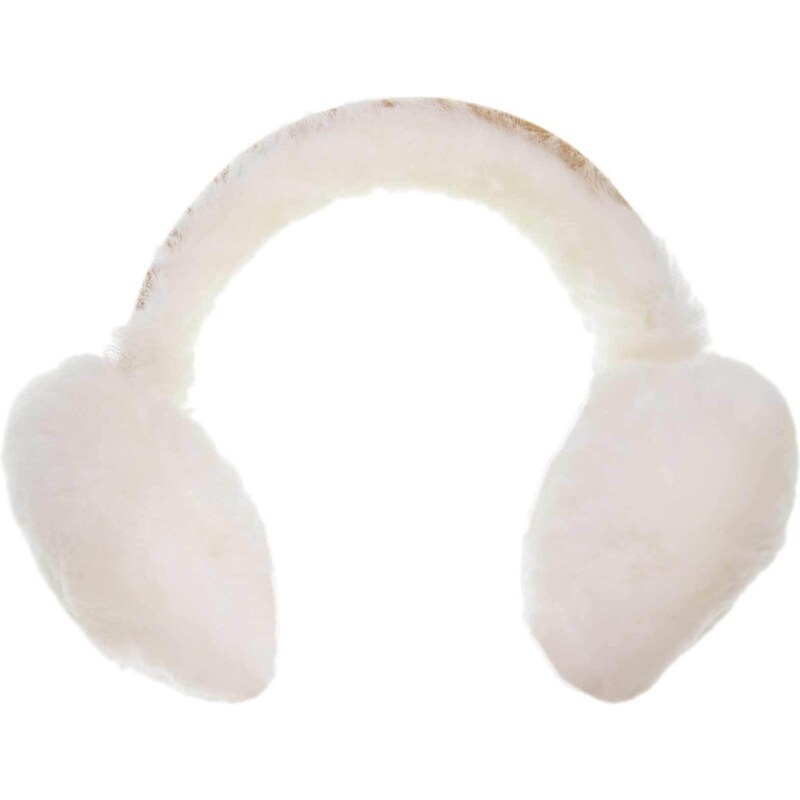Kožešinové béžové klapky na uší - Seeberger