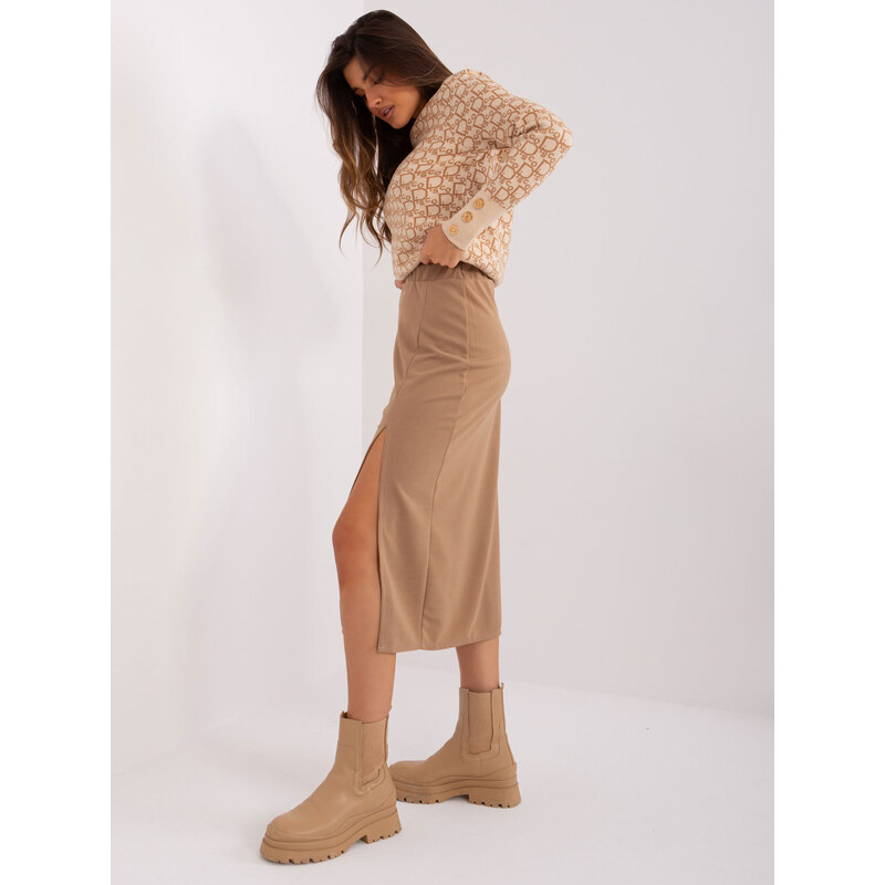LAKERTA Skirt-LK-SD-509445.72P-camel