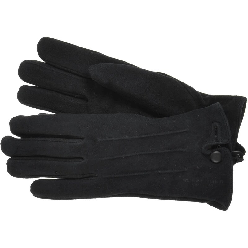 SEEBERGER Dámské zimní semišové rukavice s teplou vlněnou podšívkou