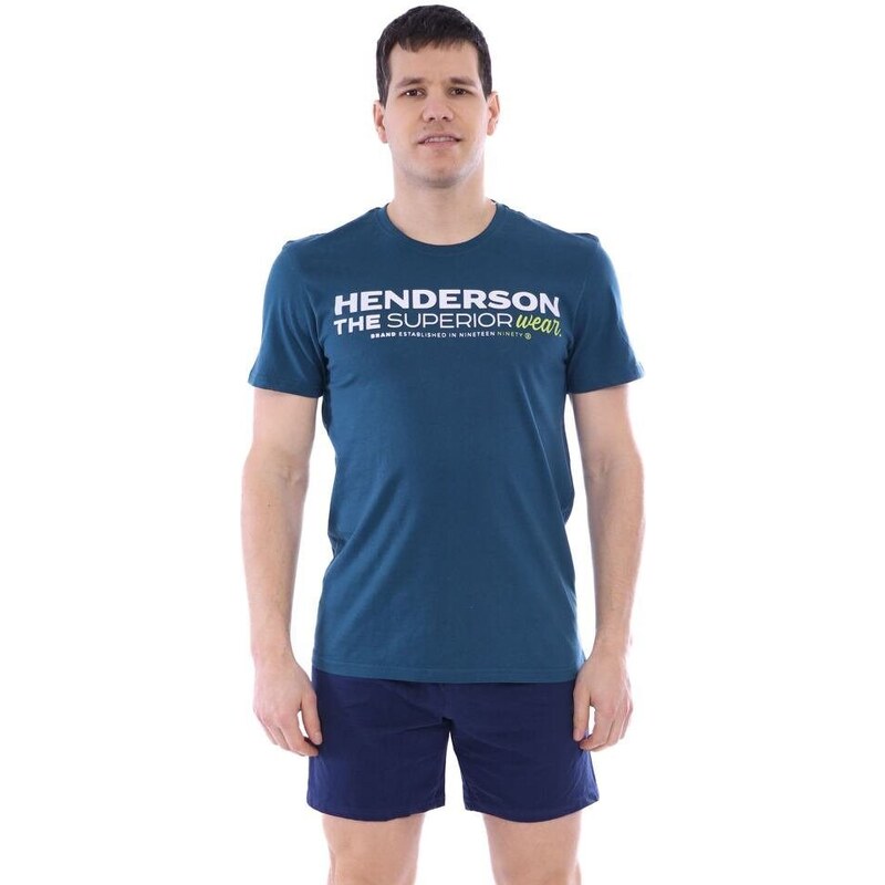 Henderson Pánské pyžamo Fader modrozelené
