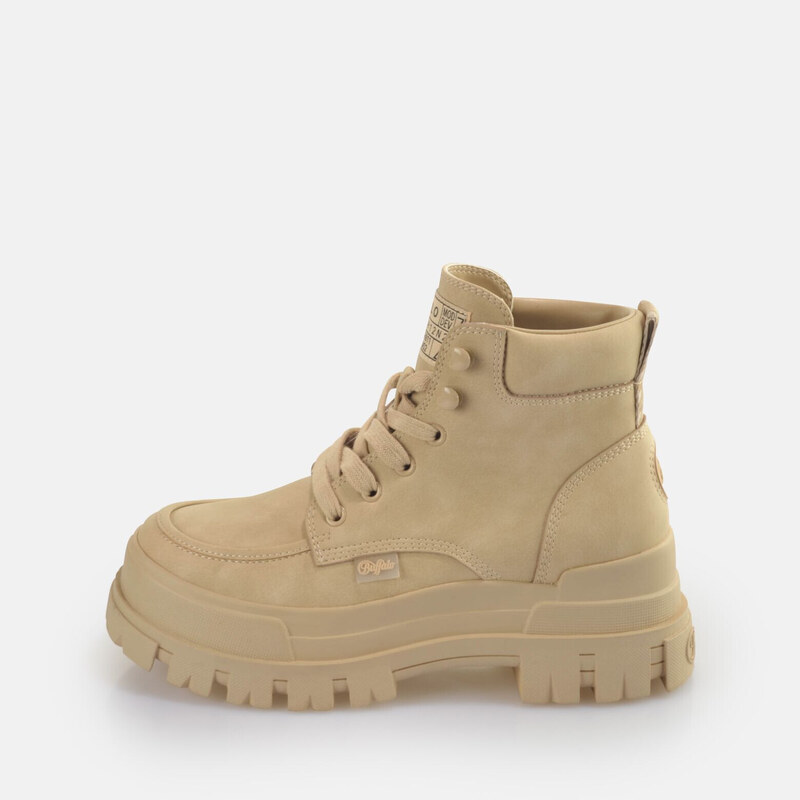 BUFFALO Aspha Desert - Vegan Nubuck - Cream CREAM