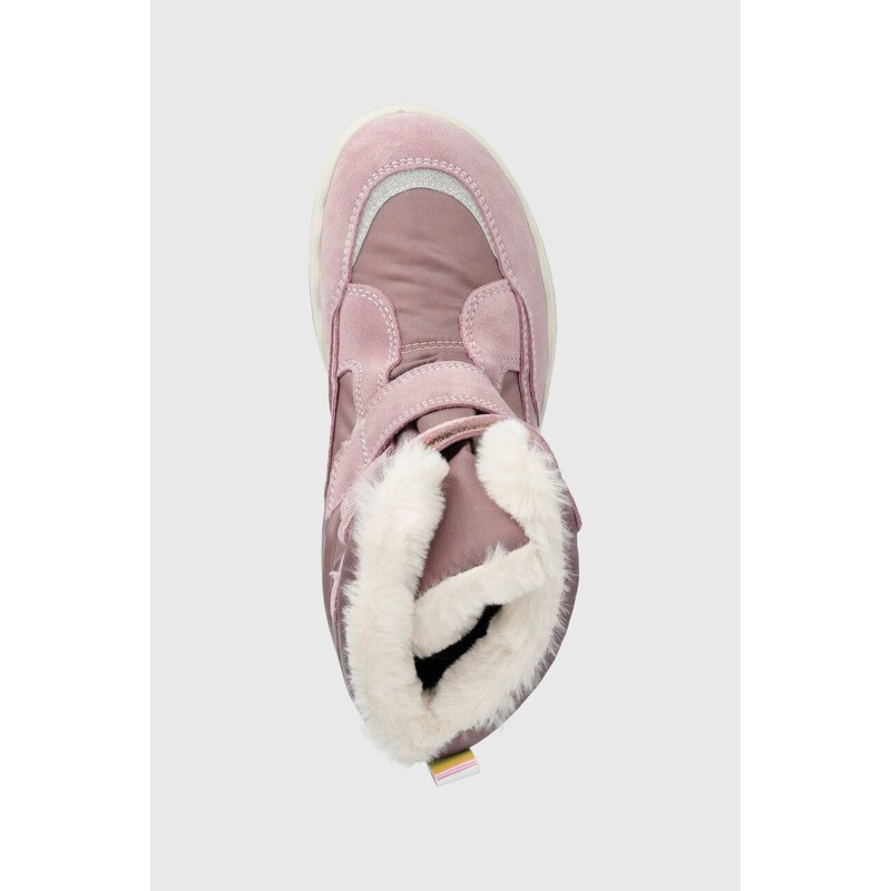 Dětské zimní boty Primigi růžová barva