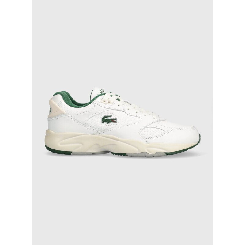 Kožené sneakers boty Lacoste STORM 96 VTG 223 2 SMA bílá barva, 46SMA0092