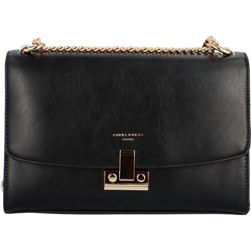 David Jones Módní dámská malá koženková crossbody Alison, black