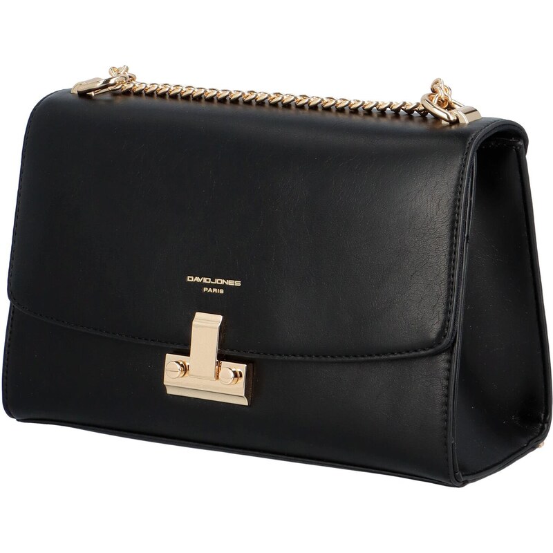 David Jones Módní dámská malá koženková crossbody Alison, black