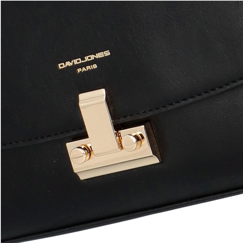 David Jones Módní dámská malá koženková crossbody Alison, black