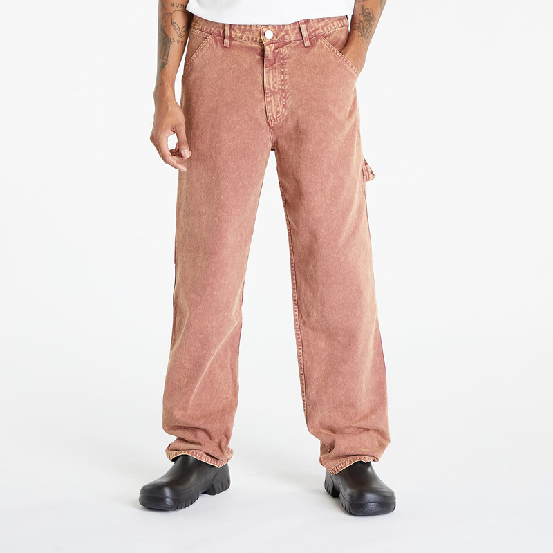 Pánské kalhoty Awake NY Cotton Painter Pant Terracotta