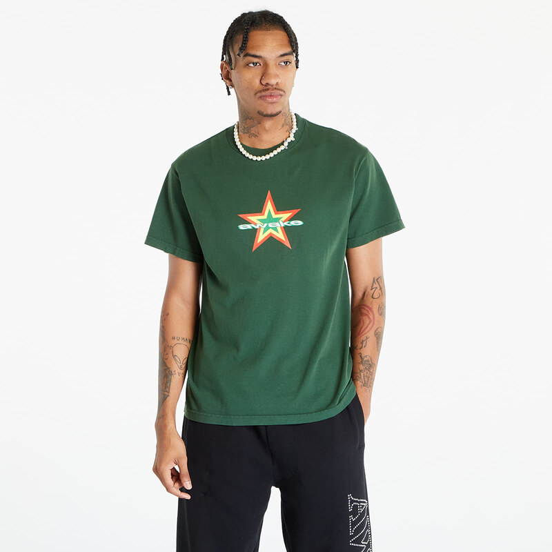 Pánské tričko Awake NY Star Logo Tee Olive