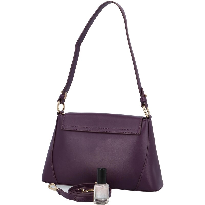 David Jones Módní dámská malá koženková crossbody Alison,fialová