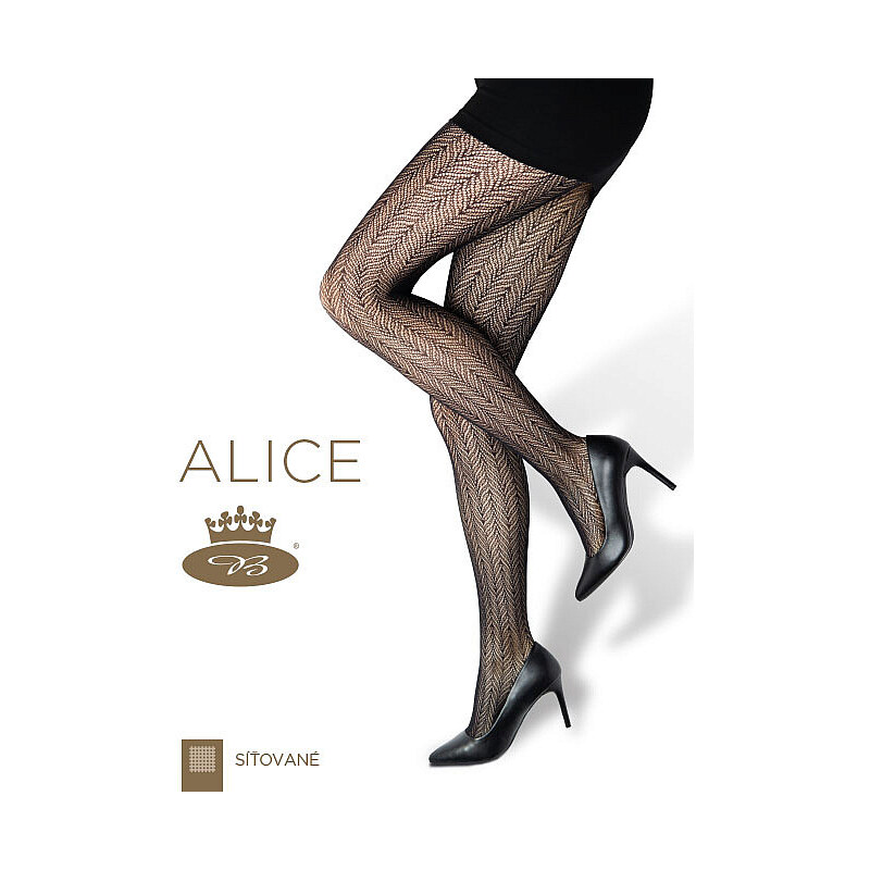 Fuski BOMA s.r.o. ALICE síťované punčochové kalhoty Lady B 86750864