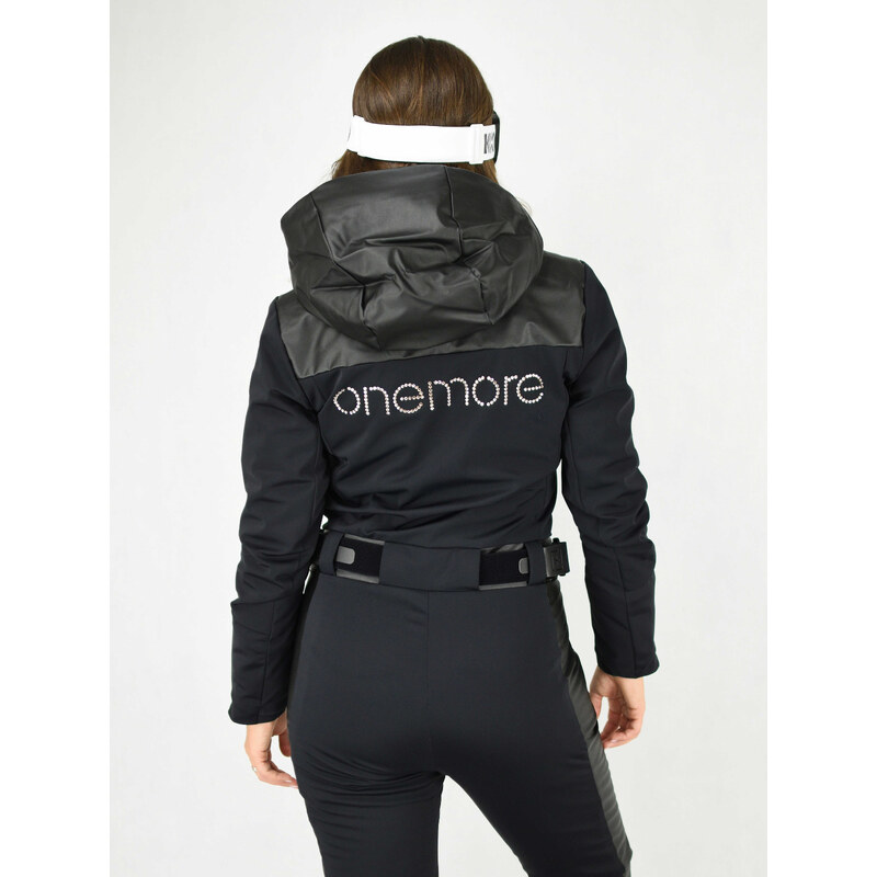 ONEMORE 161 INSULATED ONE PIECE SKI SUIT WOMAN BLACK/BLACK/CHAMPAGNE