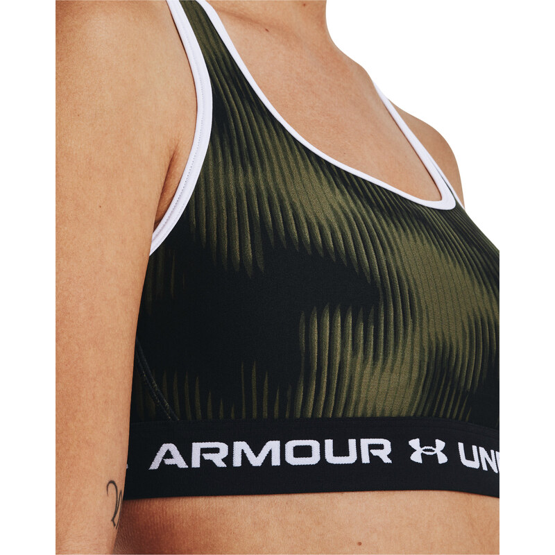 Under Armour Dámská sportovní kompresní podprsenka Under Amour Crossback Mid Print