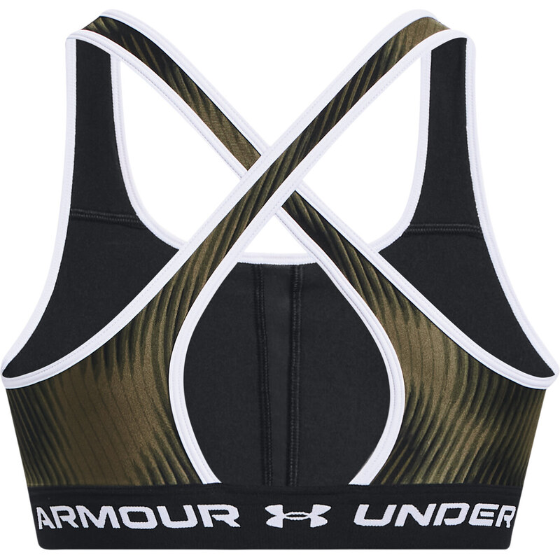 Under Armour Dámská sportovní kompresní podprsenka Under Amour Crossback Mid Print