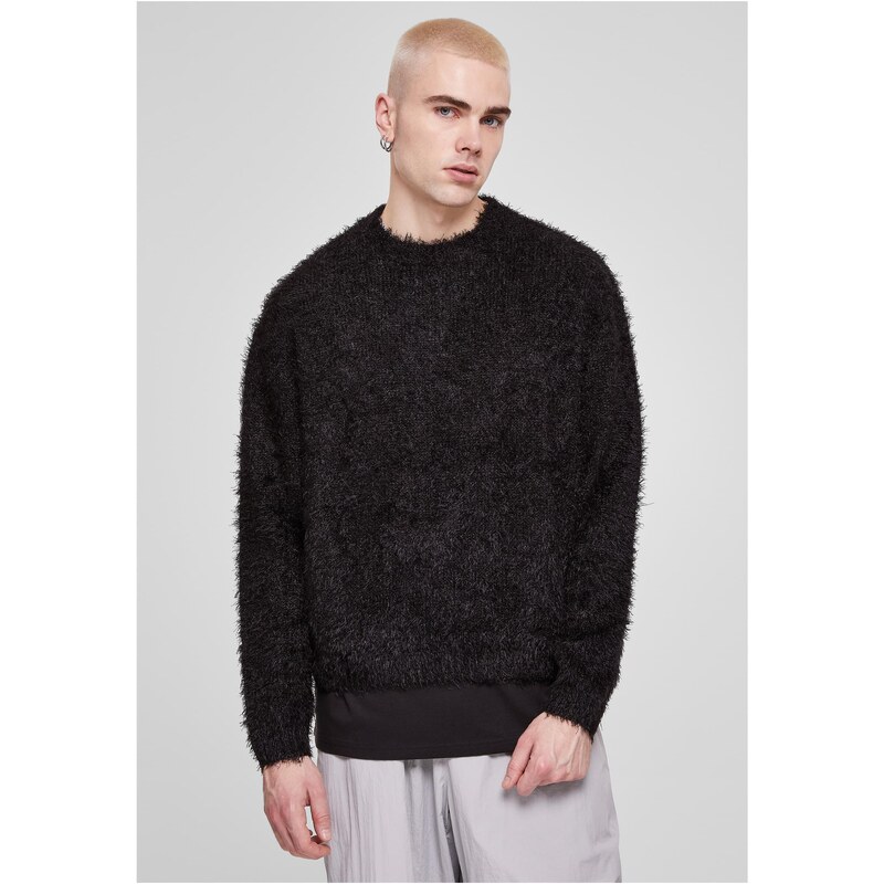 Urban Classics Péřový svetr černý
