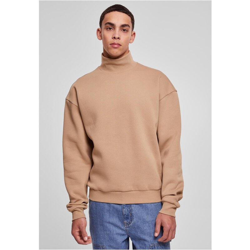 UC Men High Rib Neck Crew warmsand