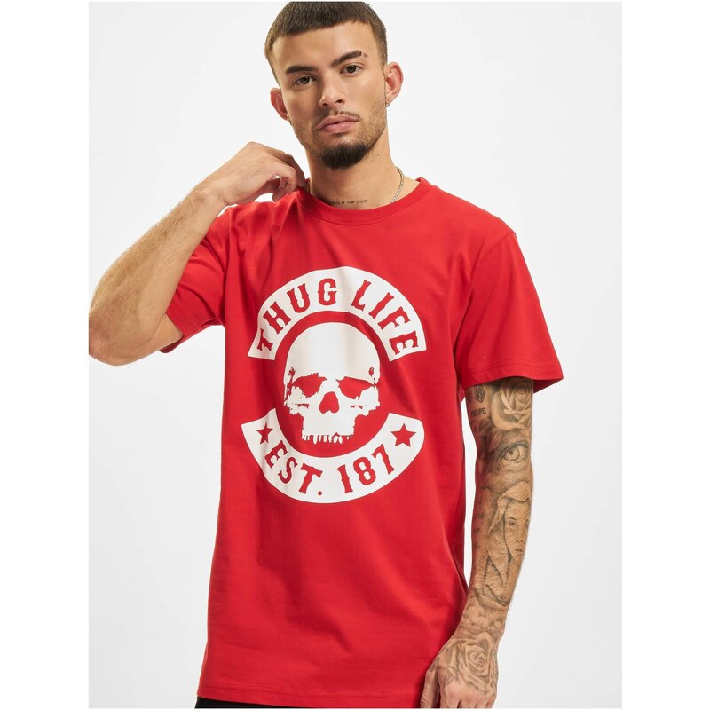 Thug Life B.Skull T-Shir červené