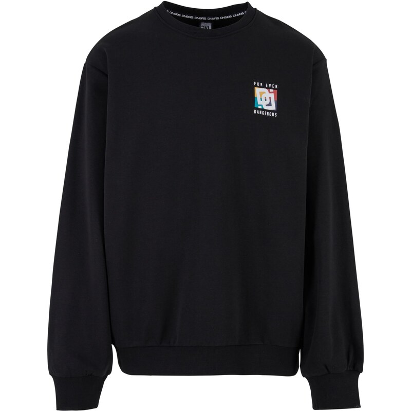 Dangerous DNGRS Nebezpečný DNGRS Crewneck 4C černý