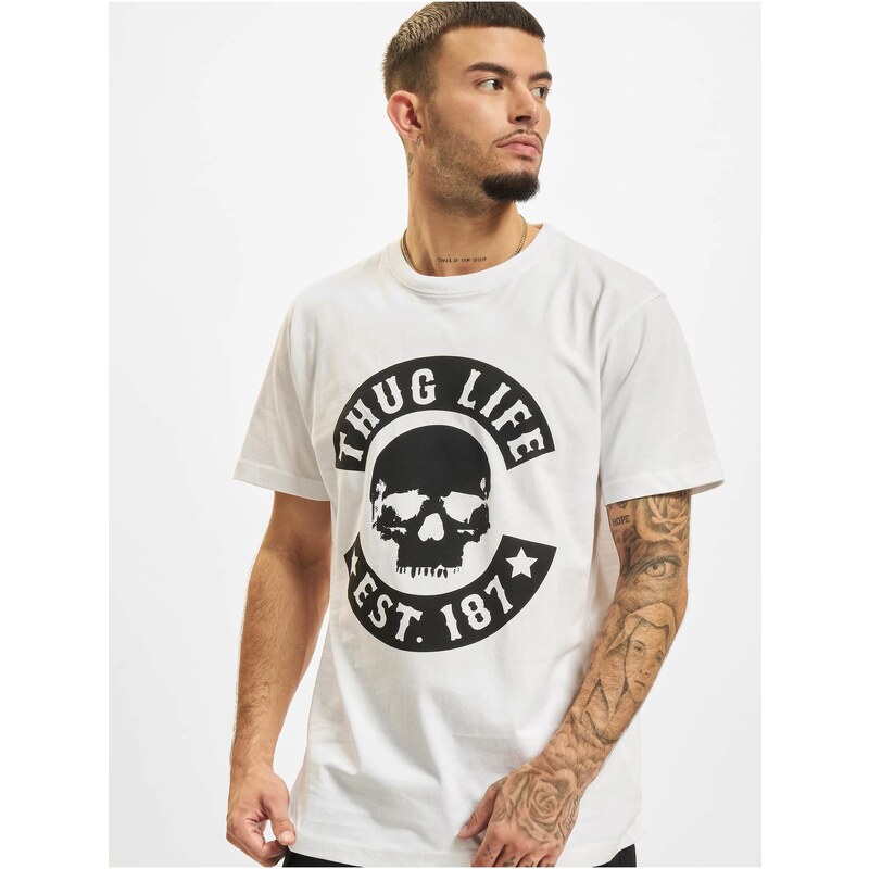 Thug Life B.Skull T-Shir bílé