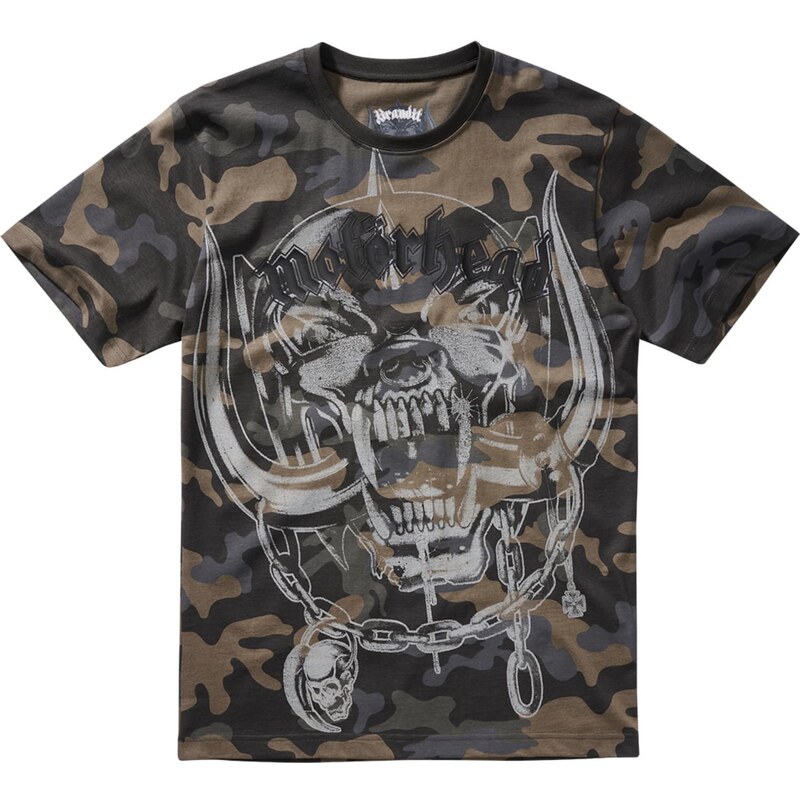 Brandit Motörhead T-Shirt Warpig Print darkcamo