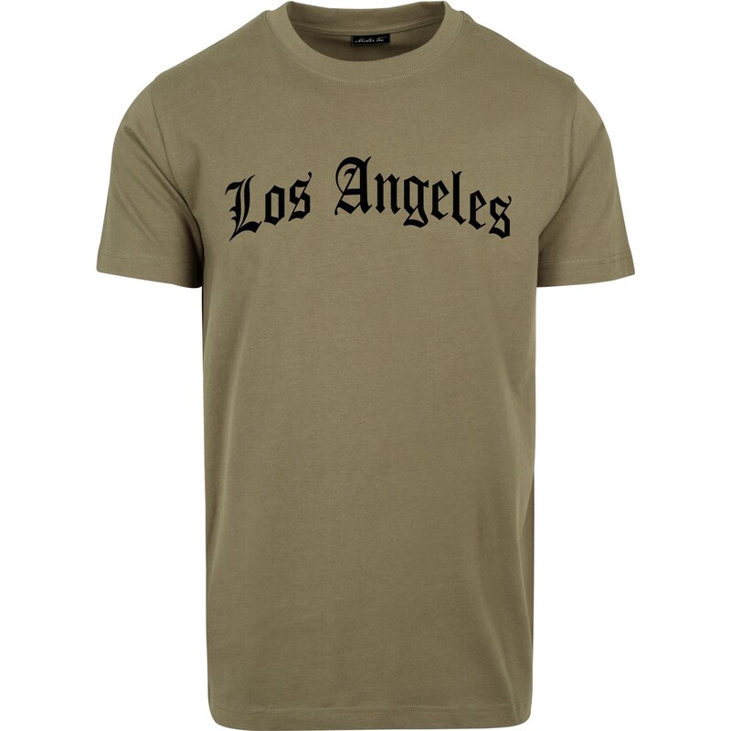 Mister Tee Los Angeles Texting Tee olivové