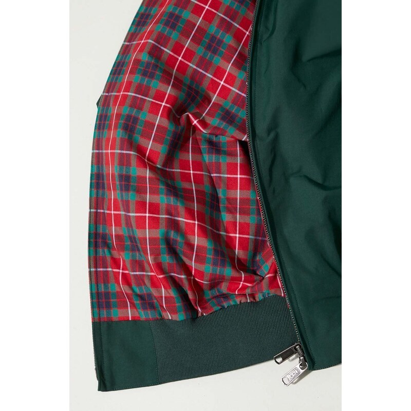 Bomber bunda Baracuta G9 Cloth zelená barva, přechodná, BRCPS0001