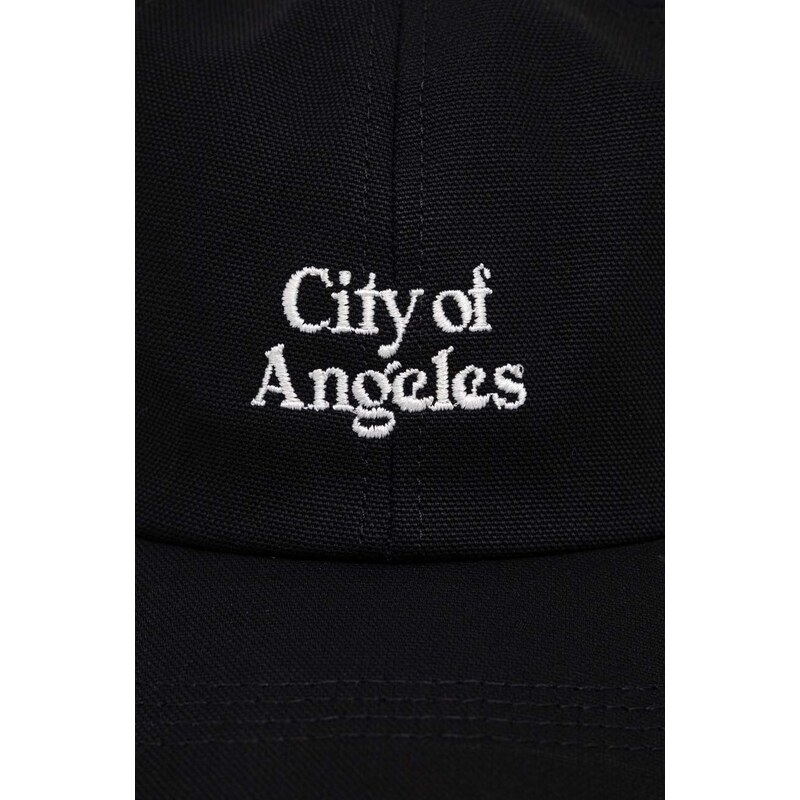 Kšiltovka Corridor City of Angeles Cap černá barva, s aplikací, HT0076-BLK