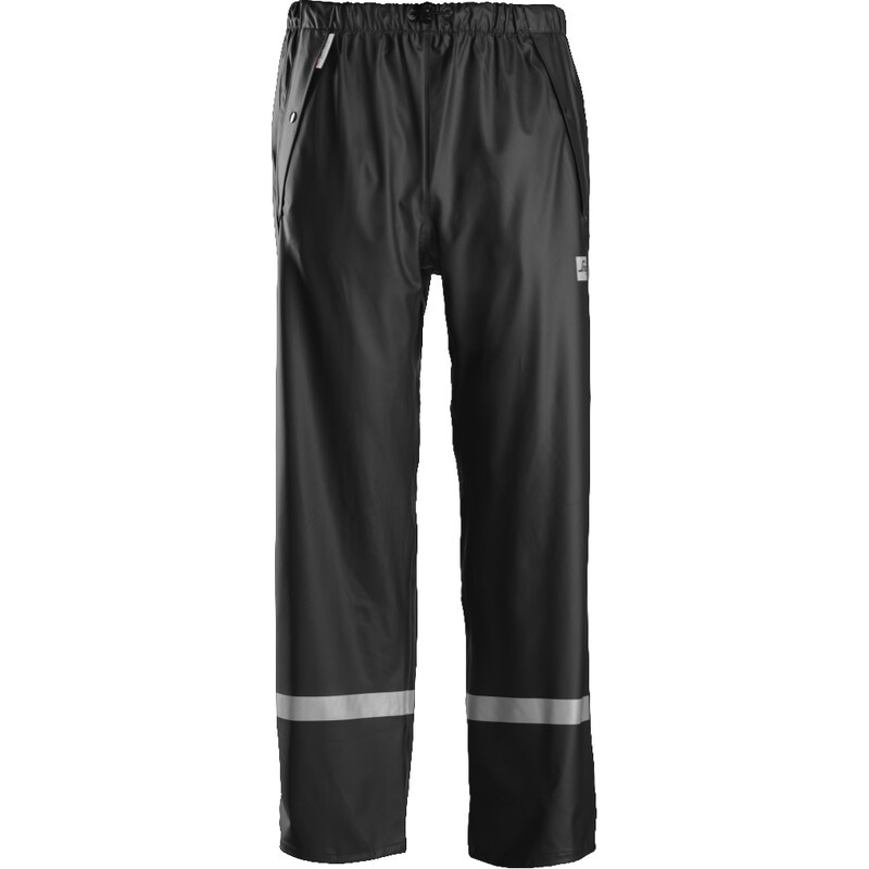 Snickers Workwear Kalhoty do deště PU černé vel. XS