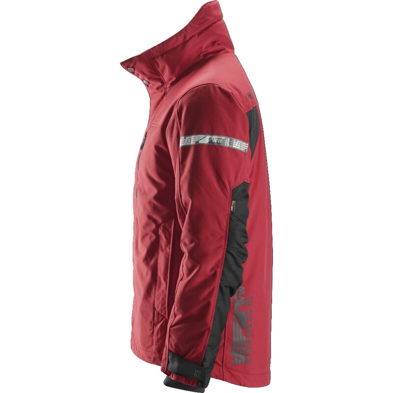 Snickers Workwear Zimní bunda AllroundWork 37.5 červená vel. XS