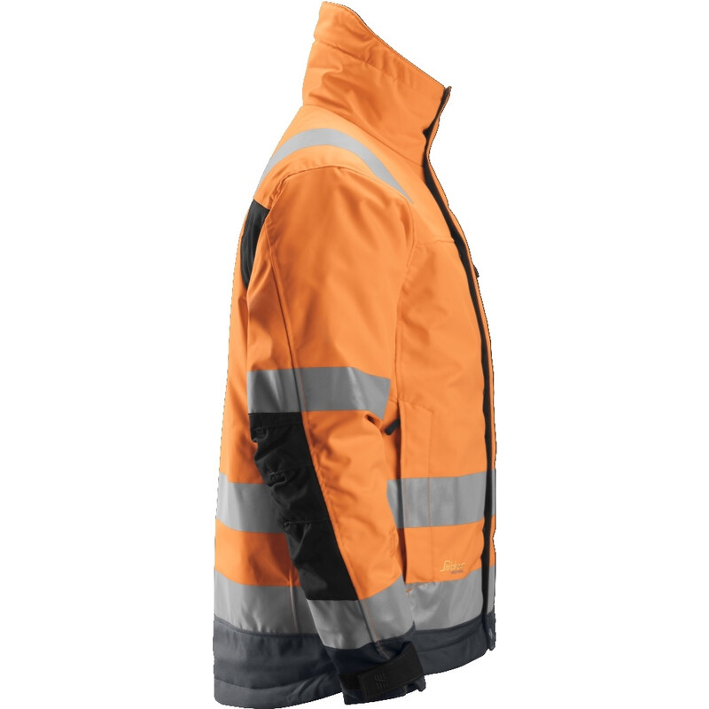 Snickers Workwear Zimní reflexní bunda AllroundWork 37.5, třída 3 oranžová vel. XS