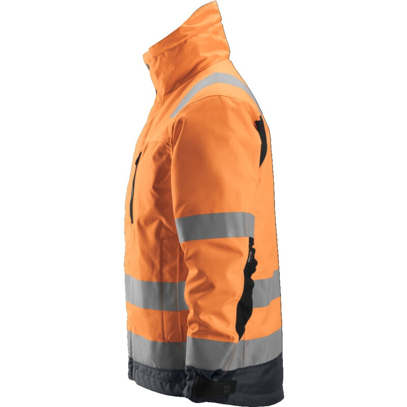 Snickers Workwear Zimní reflexní bunda AllroundWork 37.5, třída 3 oranžová vel. XS