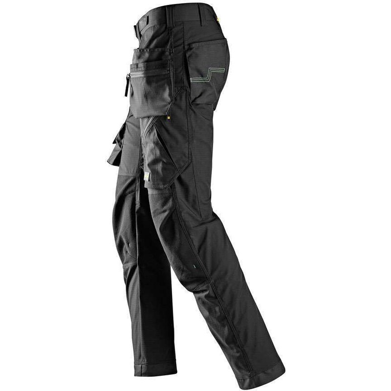 Snickers Workwear Podlahářské kalhoty FlexiWork s PK černé vel. 44